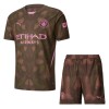Original Trikotsatz Manchester City Torwart Heimtrikot 2024-25 Für Kinder